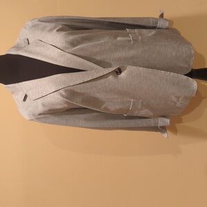 NWT Lafayette 148 New York Women Unlined Grey Gray Blazer